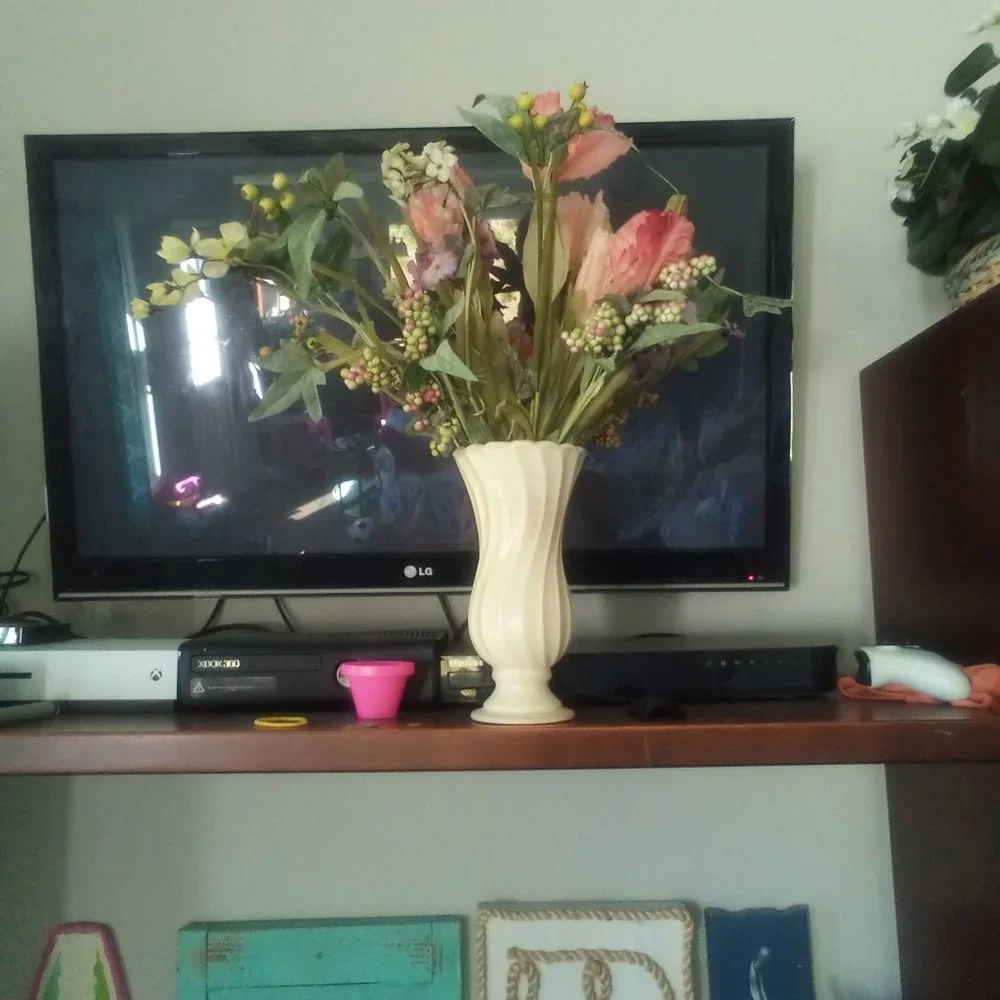 👵EUC Haeger VINTAGE FLOWER ARRANGEMENT